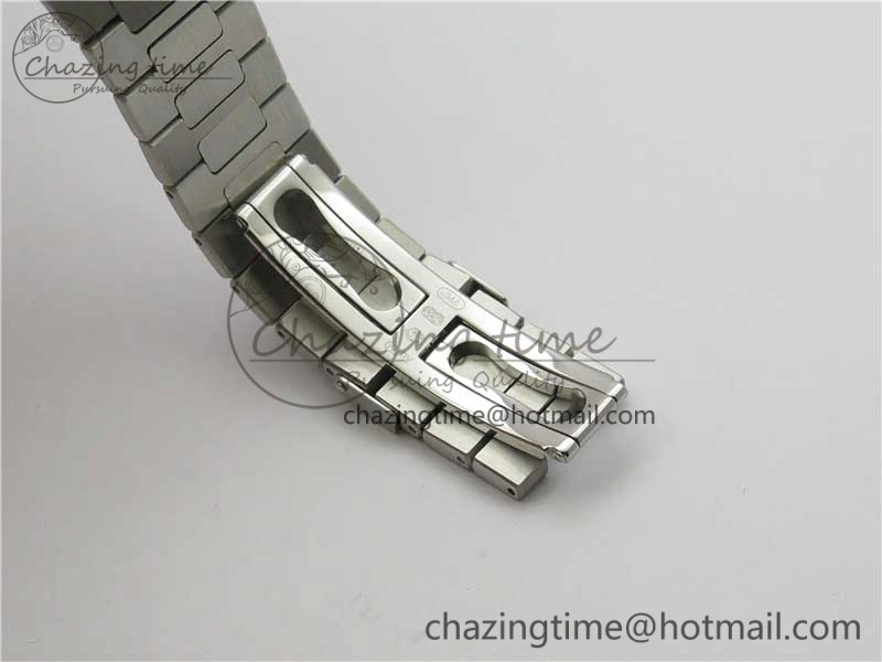 Minimalist Nautilus 5711 1A PPF 1:1 Best Edition White Dial Diamonds Bezel on SS Bracelet 324CS (Free box) V 8919