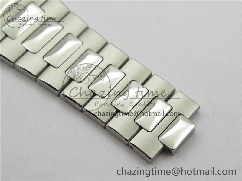 EasyMatch Nautilus 5711 1A PPF 1:1 Best Edition White Dial Diamonds Bezel on SS Bracelet 324CS (Free box) V 8898