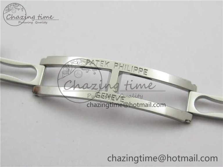 EasyMatch Nautilus 5711 1A PPF 1:1 Best Edition White Dial Diamonds Bezel on SS Bracelet 324CS (Free box) V 8898