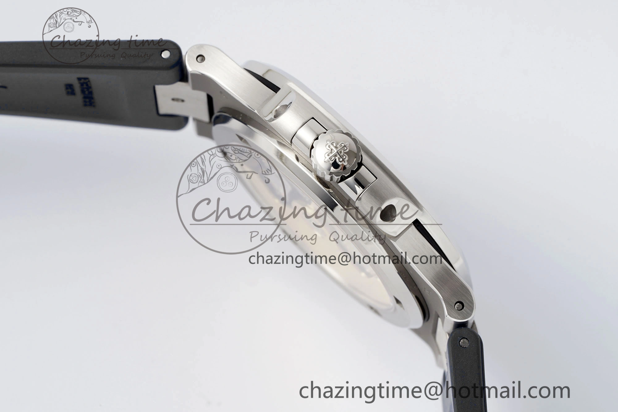 Supportive Nautilus 5711 1A PPF 1:1 Best Edition White Textured Dial on Black Rubber Strap 324CS V 8801