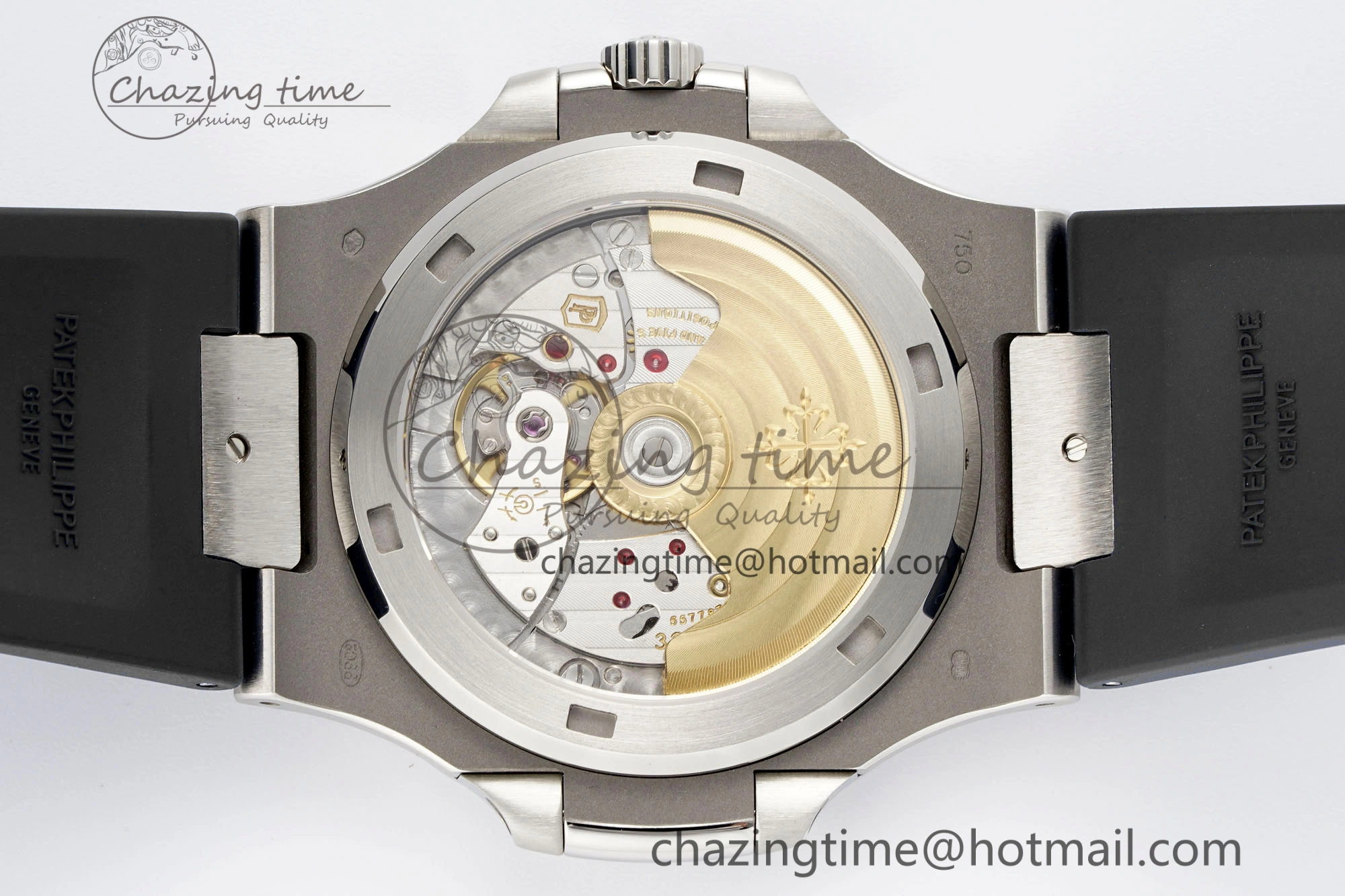 Supportive Nautilus 5711 1A PPF 1:1 Best Edition White Textured Dial on Black Rubber Strap 324CS V 8801