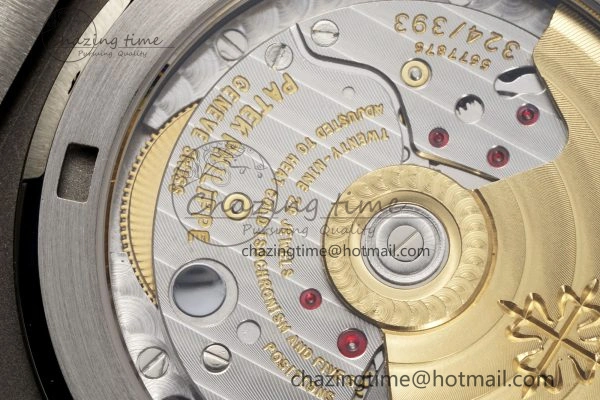 Supportive Nautilus 5711 1A PPF 1:1 Best Edition White Textured Dial on Black Rubber Strap 324CS V 8801