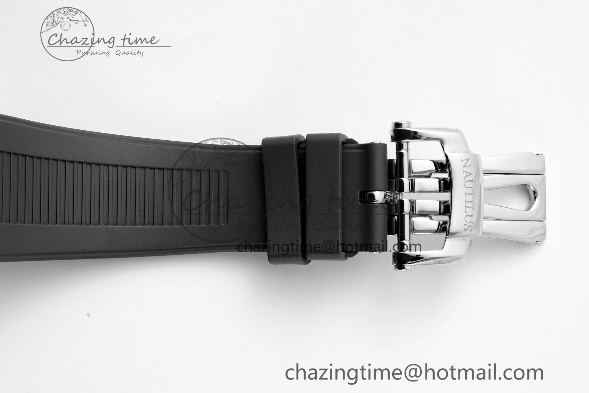 Supportive Nautilus 5711 1A PPF 1:1 Best Edition White Textured Dial on Black Rubber Strap 324CS V 8801