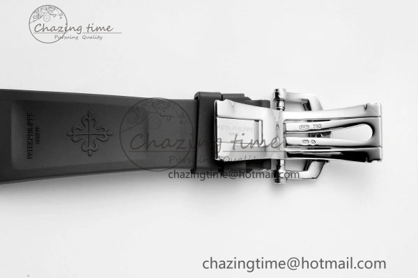 Supportive Nautilus 5711 1A PPF 1:1 Best Edition White Textured Dial on Black Rubber Strap 324CS V 8801