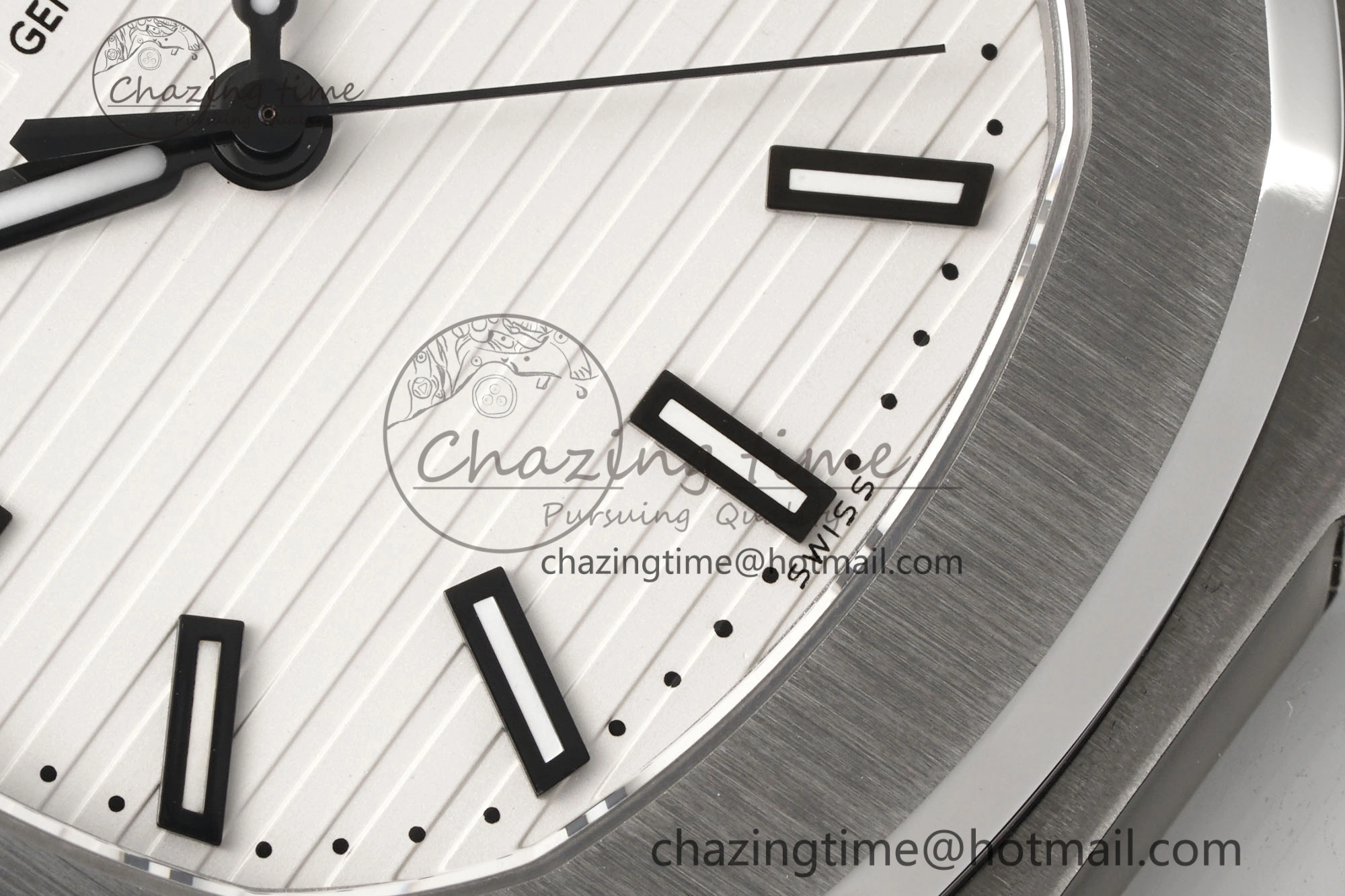 Supportive Nautilus 5711 1A PPF 1:1 Best Edition White Textured Dial on Black Rubber Strap 324CS V 8801