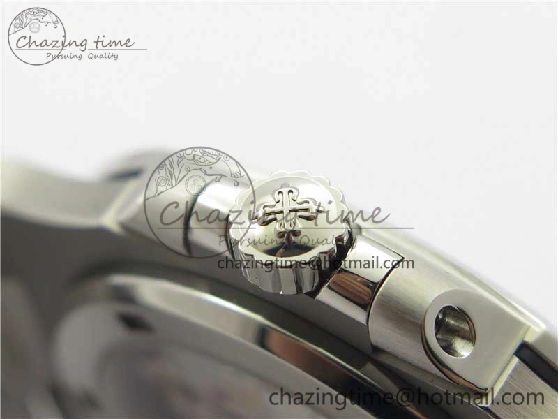 Nautilus 5711 1A PPF 1:1 Best Edition White Textured Dial on SS Bracelet 324CS V Lightweight 8934
