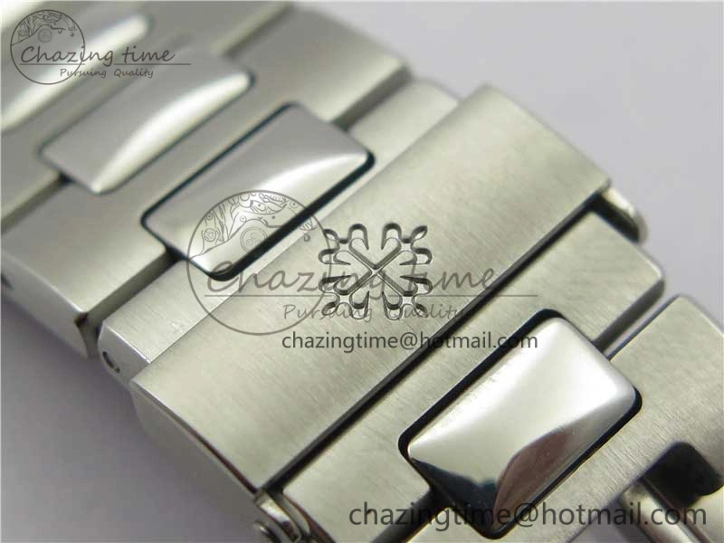 Nautilus 5711 1A PPF 1:1 Best Edition White Textured Dial on SS Bracelet 324CS V Lightweight 8934