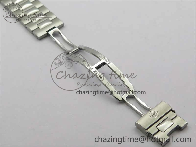 Nautilus 5711 1A PPF 1:1 Best Edition White Textured Dial on SS Bracelet 324CS V Lightweight 8934