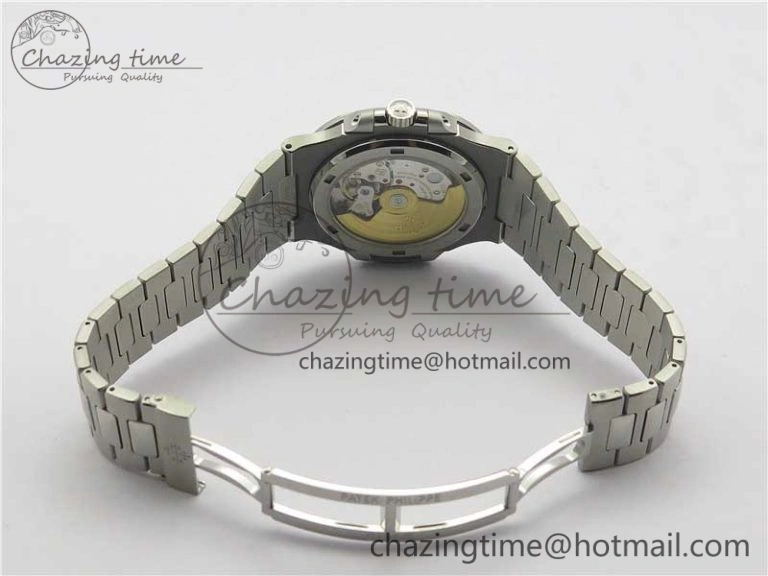 Nautilus 5711 1A PPF 1:1 Best Edition White Textured Dial on SS Bracelet 324CS V Lightweight 8934