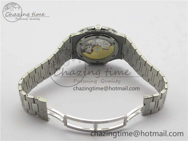 Nautilus 5711 1A PPF 1:1 Best Edition White Textured Dial on SS Bracelet 324CS V Lightweight 8934