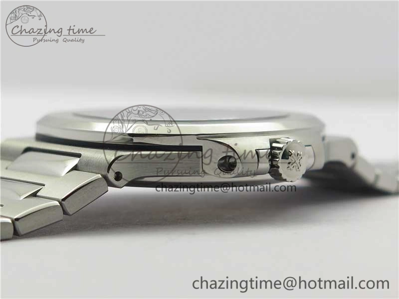 Nautilus 5711 1A PPF 1:1 Best Edition White Textured Dial on SS Bracelet 324CS V Lightweight 8934