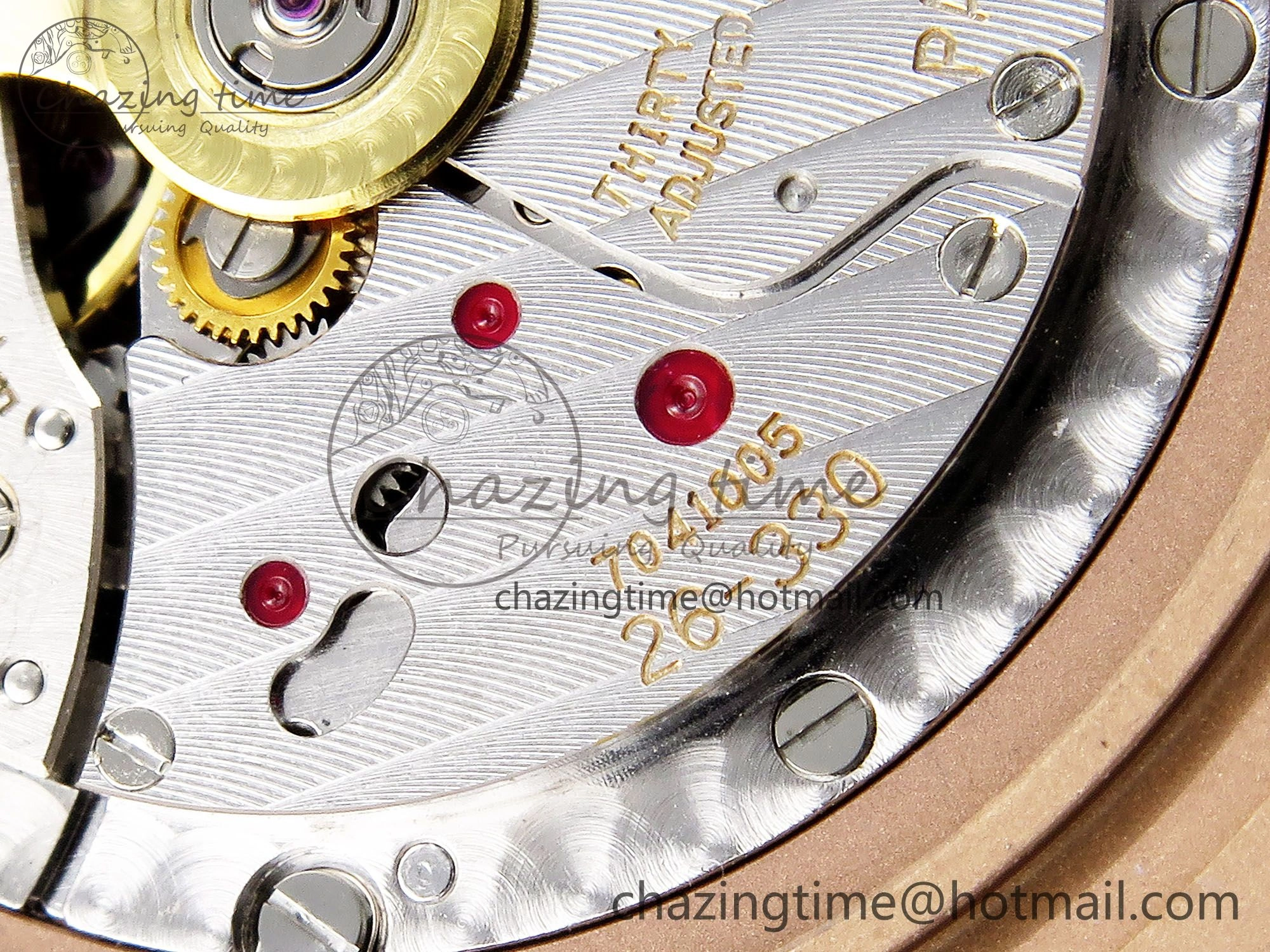 TimelessDesign Nautilus 5711 1R-001 RG PPF 1:1 Best Edition Brown Textured Dial on RG Bracelet Super Clone 26-330 V 8724