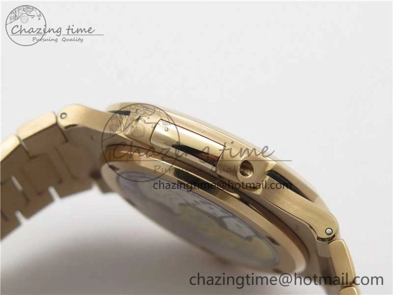MultiPurpose Nautilus 5711 1R GRF Best Edition Brown Dial on RG Bracelet A324CS (Free box) V 8897
