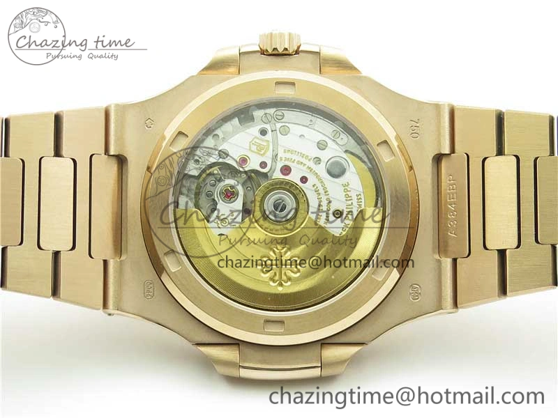MultiPurpose Nautilus 5711 1R GRF Best Edition Brown Dial on RG Bracelet A324CS (Free box) V 8897