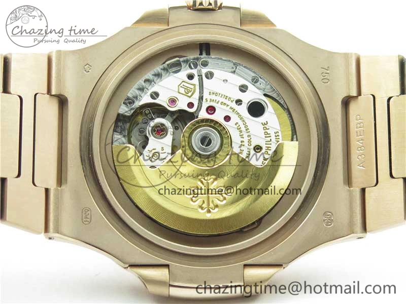 MultiPurpose Nautilus 5711 1R GRF Best Edition Brown Dial on RG Bracelet A324CS (Free box) V 8897