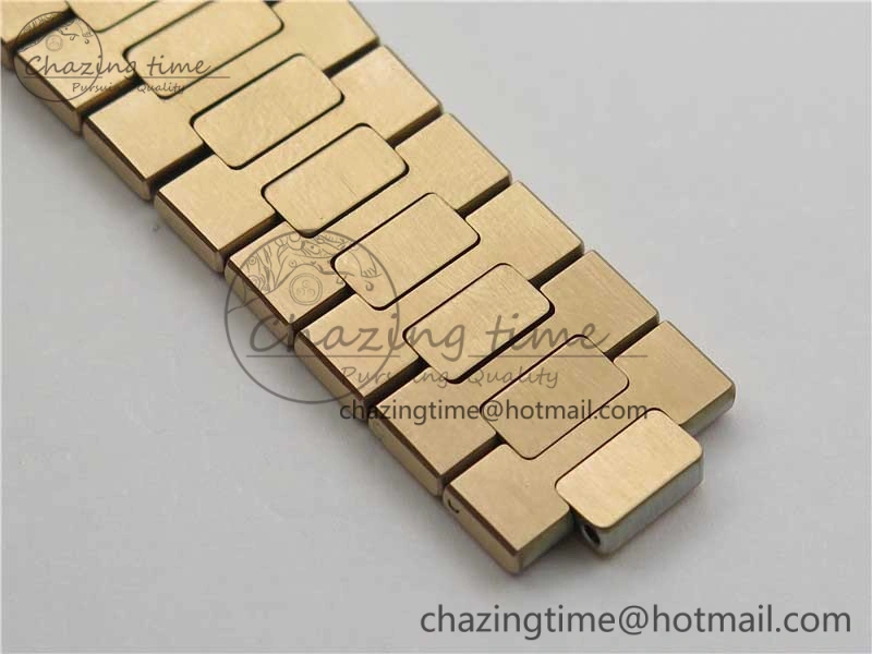 MultiPurpose Nautilus 5711 1R GRF Best Edition Brown Dial on RG Bracelet A324CS (Free box) V 8897