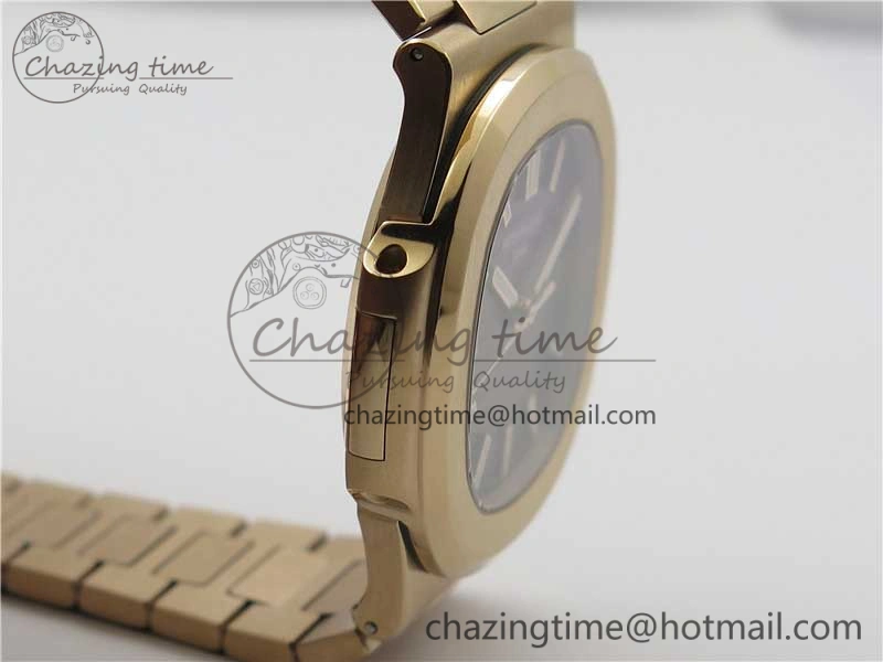 MultiPurpose Nautilus 5711 1R GRF Best Edition Brown Dial on RG Bracelet A324CS (Free box) V 8897