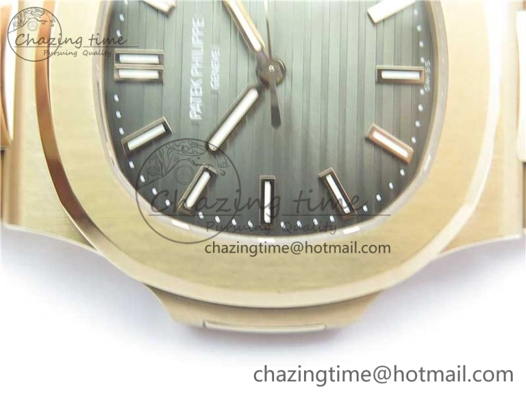 NewStyle Nautilus 5711 1R PPF 1:1 Best Edition Brown Textured Dial on RG Bracelet 324CS (Free box) 8962