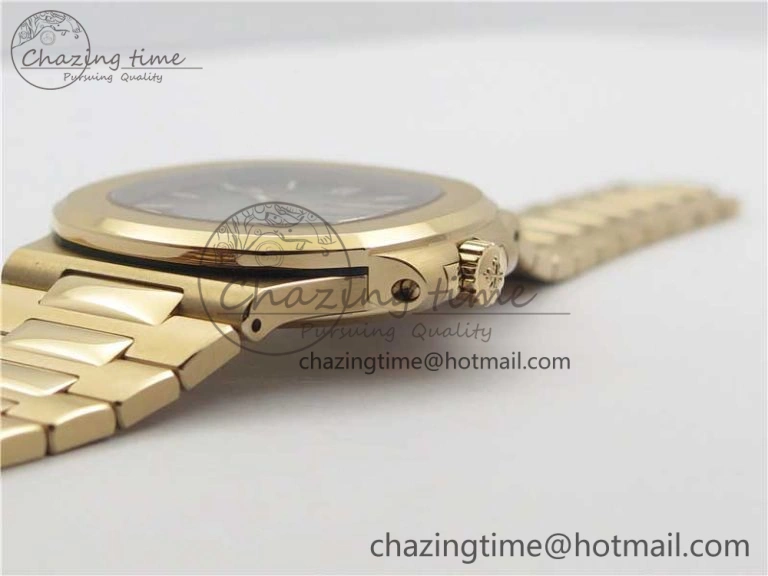 NewStyle Nautilus 5711 1R PPF 1:1 Best Edition Brown Textured Dial on RG Bracelet 324CS (Free box) 8962