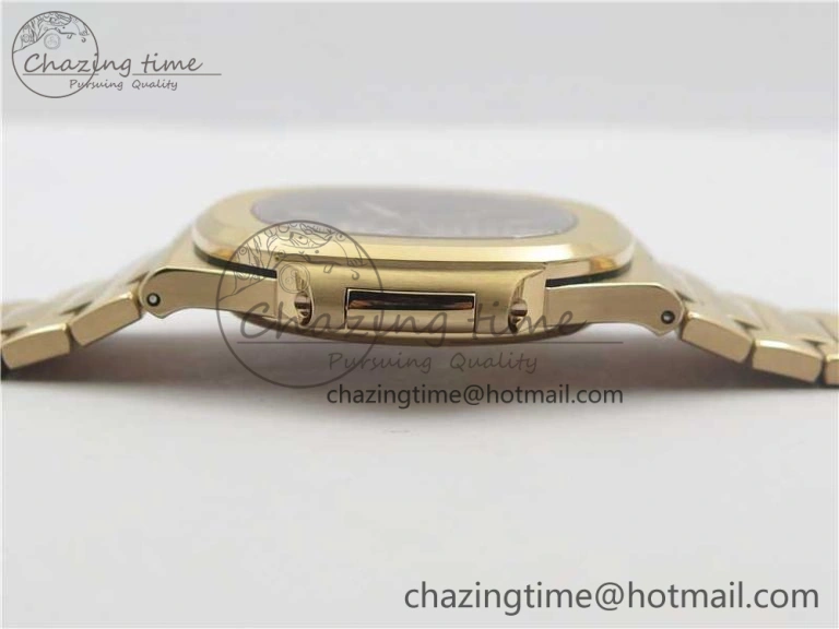 NewStyle Nautilus 5711 1R PPF 1:1 Best Edition Brown Textured Dial on RG Bracelet 324CS (Free box) 8962