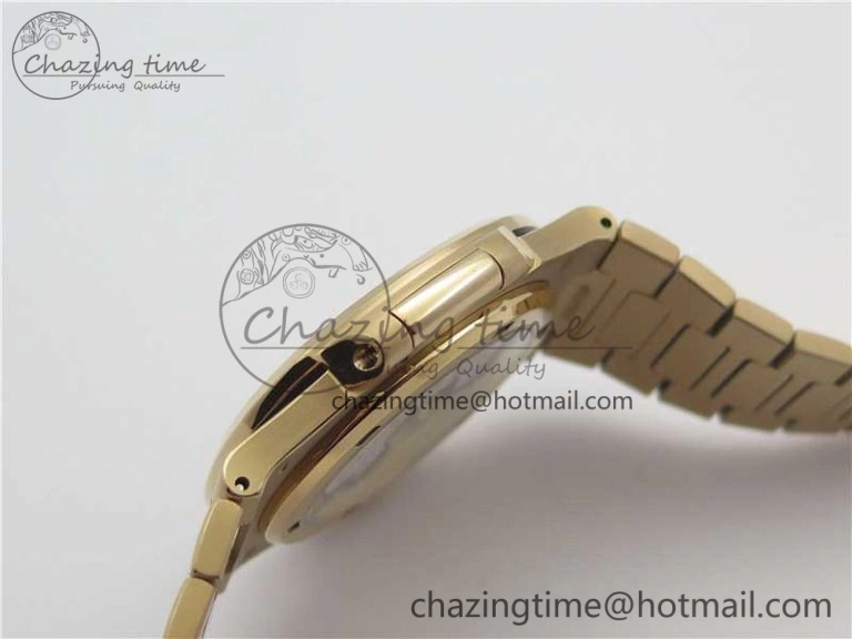NewStyle Nautilus 5711 1R PPF 1:1 Best Edition Brown Textured Dial on RG Bracelet 324CS (Free box) 8962