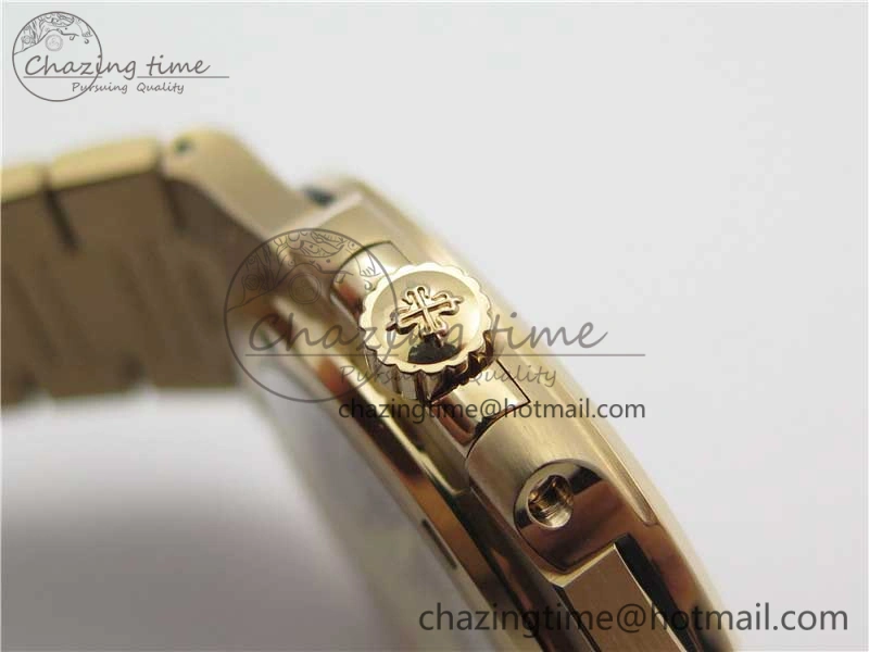 NewStyle Nautilus 5711 1R PPF 1:1 Best Edition Brown Textured Dial on RG Bracelet 324CS (Free box) 8962