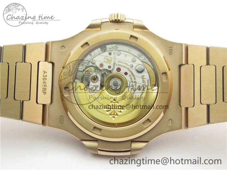 NewStyle Nautilus 5711 1R PPF 1:1 Best Edition Brown Textured Dial on RG Bracelet 324CS (Free box) 8962