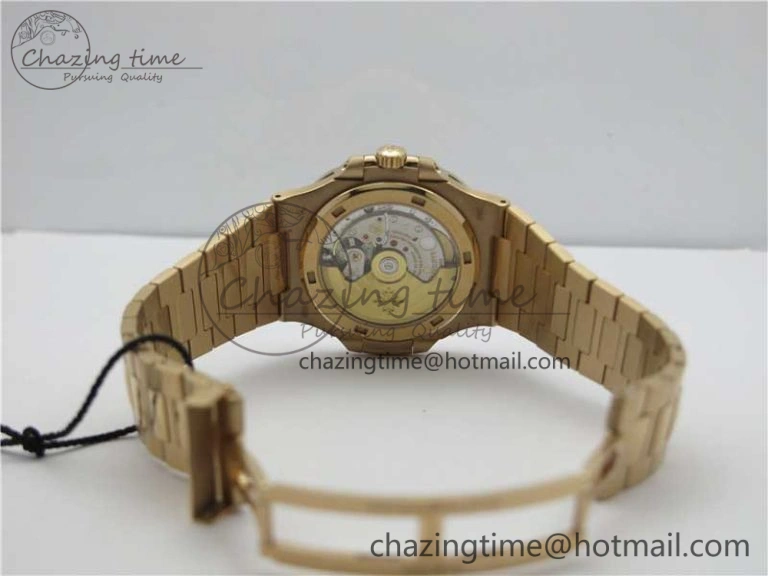 NewStyle Nautilus 5711 1R PPF 1:1 Best Edition Brown Textured Dial on RG Bracelet 324CS (Free box) 8962