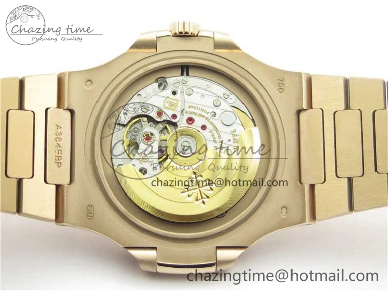 NewStyle Nautilus 5711 1R PPF 1:1 Best Edition Brown Textured Dial on RG Bracelet 324CS (Free box) 8962