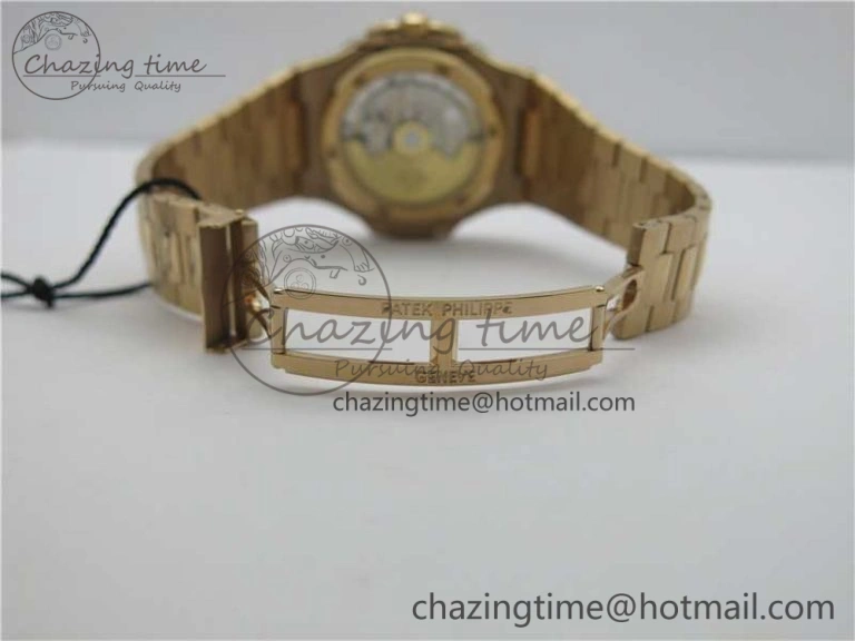 NewStyle Nautilus 5711 1R PPF 1:1 Best Edition Brown Textured Dial on RG Bracelet 324CS (Free box) 8962