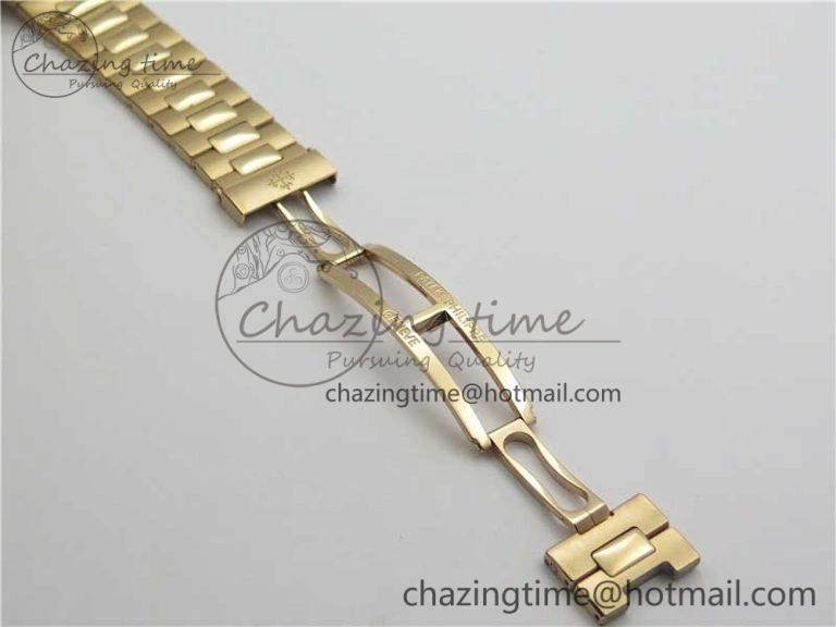 NewStyle Nautilus 5711 1R PPF 1:1 Best Edition Brown Textured Dial on RG Bracelet 324CS (Free box) 8962