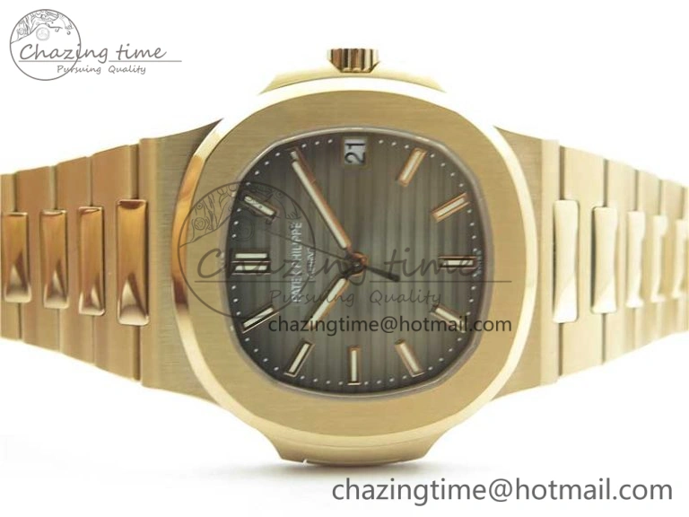 NewStyle Nautilus 5711 1R PPF 1:1 Best Edition Brown Textured Dial on RG Bracelet 324CS (Free box) 8962
