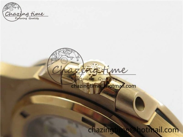 Nautilus 5711 1R PPF 1:1 Best Edition Gray Dial Diamonds Bezel on RG Bracelet 324CS (Free box) V EasyMatch 8906