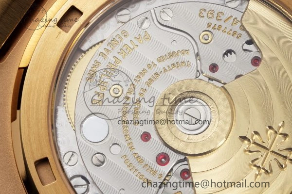 SunProtective Nautilus 5711 1R PPF 1:1 Best Edition White Textured Dial on Brown Rubber Strap 324CS V 8805