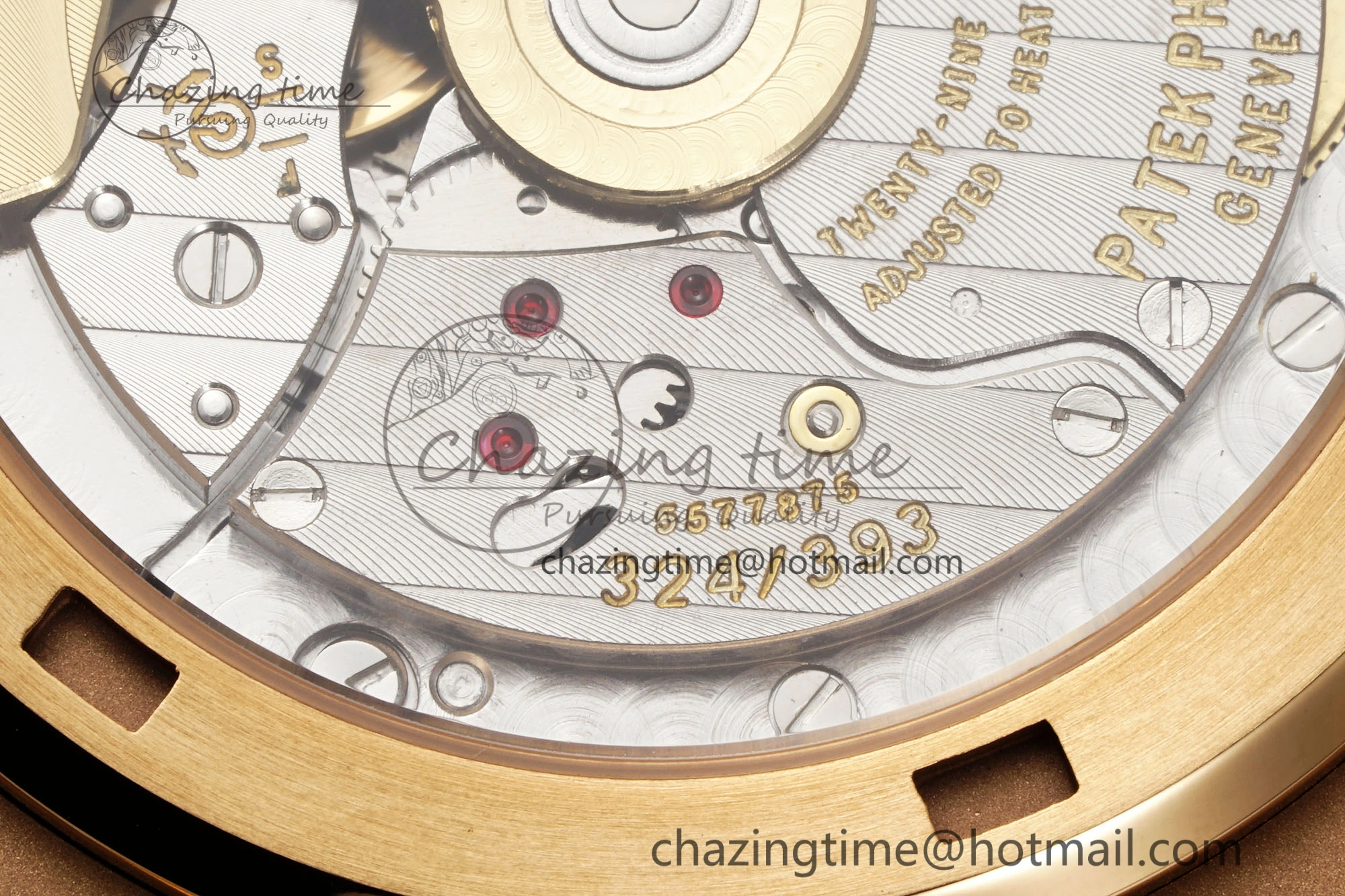 SunProtective Nautilus 5711 1R PPF 1:1 Best Edition White Textured Dial on Brown Rubber Strap 324CS V 8805