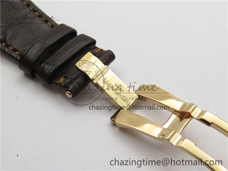 Nautilus 5711 1R RG 3KF 1:1 Best Edition Brown Textured Dial on Brown Leather Strap A324 Super Clone V Popular 8880