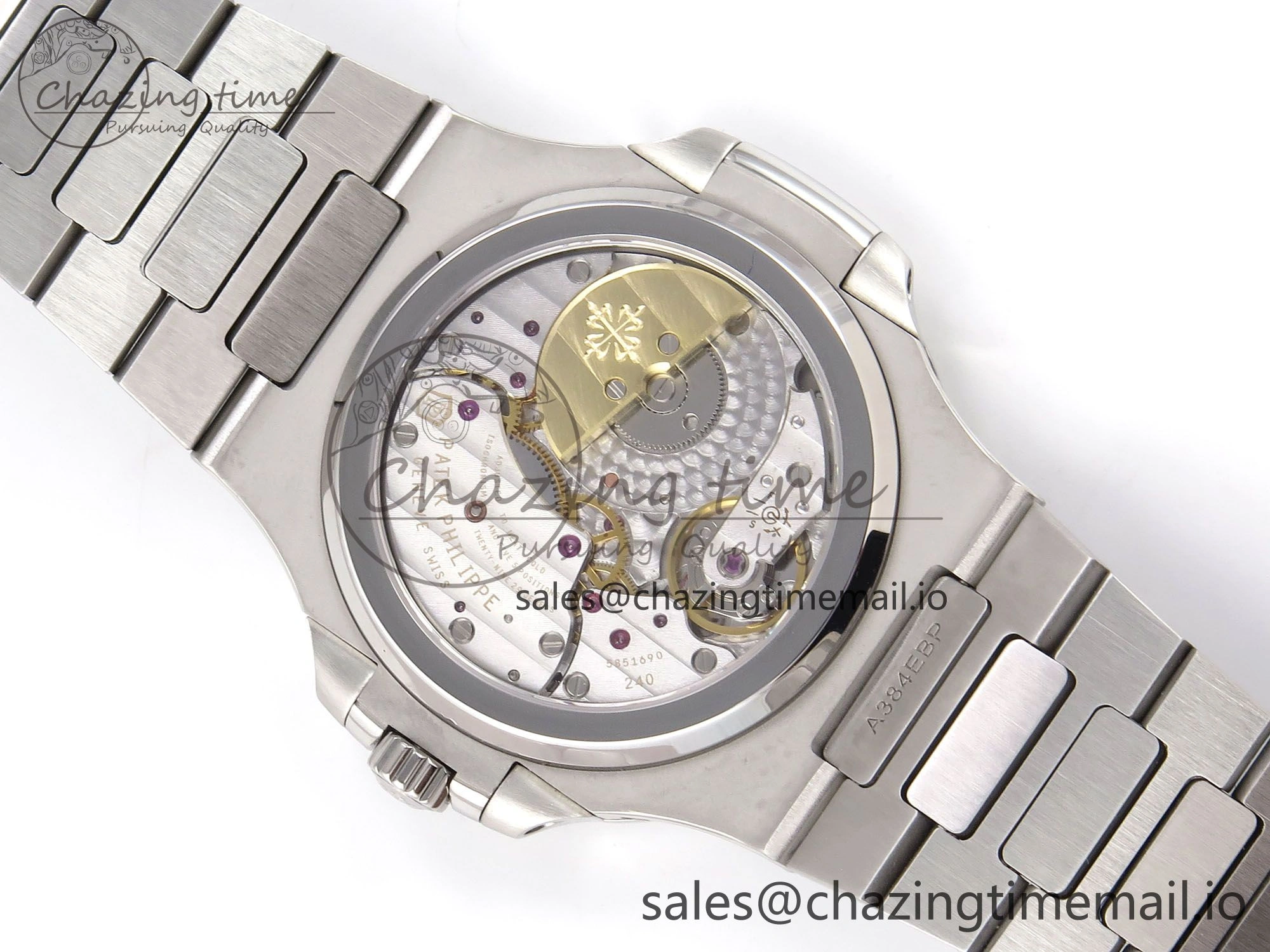 Nautilus 5712-1A 001 PPF 1:1 Best Edition Blue Dial on SS Bracelet PPF240 V OdorResistant 8701