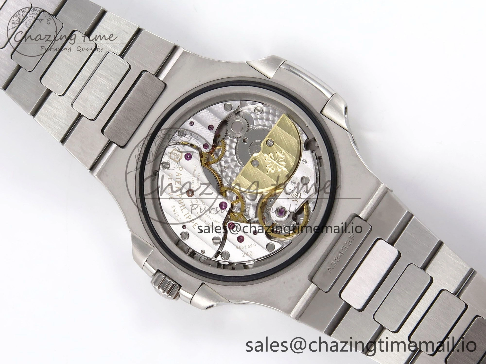 Nautilus 5712-1A 001 PPF 1:1 Best Edition Blue Dial on SS Bracelet PPF240 V OdorResistant 8701