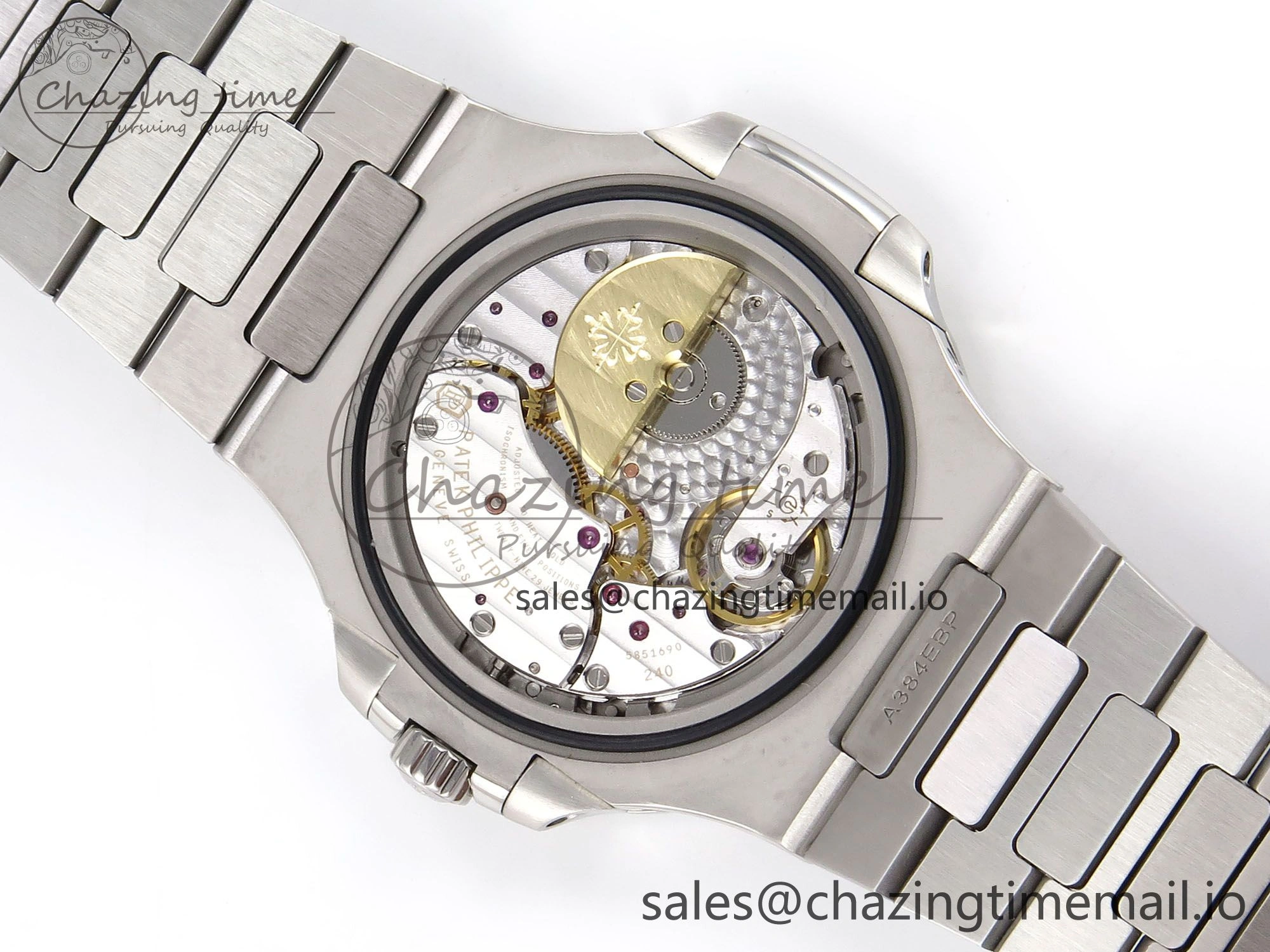 Nautilus 5712-1A 001 PPF 1:1 Best Edition Blue Dial on SS Bracelet PPF240 V OdorResistant 8701