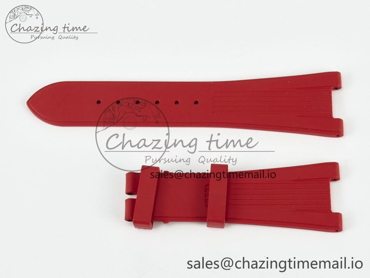 Nautilus 5712 Best Edition Red Rubber Strap (Fits the Gen size) QuickDry 8668