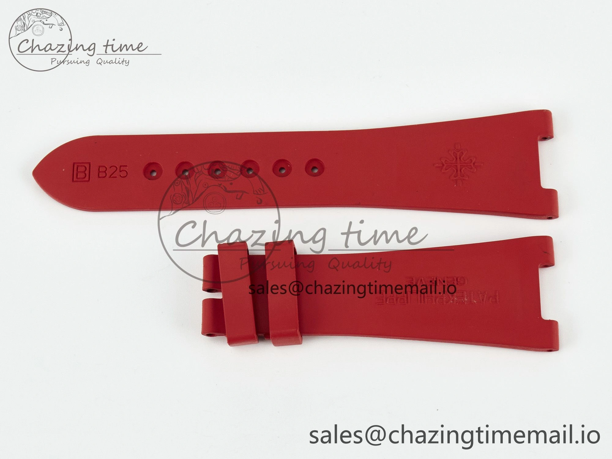 Nautilus 5712 Best Edition Red Rubber Strap (Fits the Gen size) QuickDry 8668