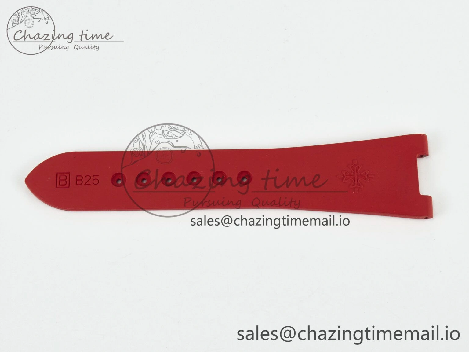 Nautilus 5712 Best Edition Red Rubber Strap (Fits the Gen size) QuickDry 8668