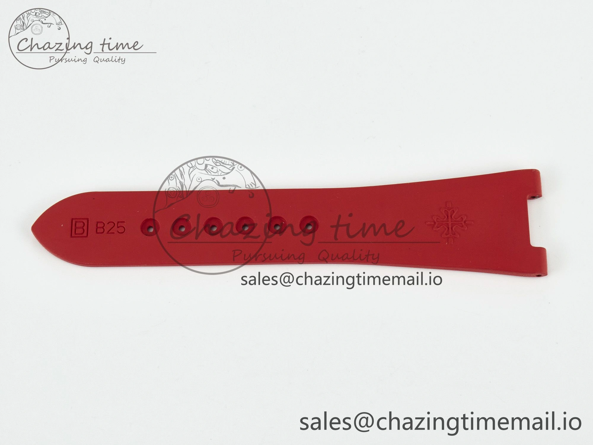 Nautilus 5712 Best Edition Red Rubber Strap (Fits the Gen size) QuickDry 8668