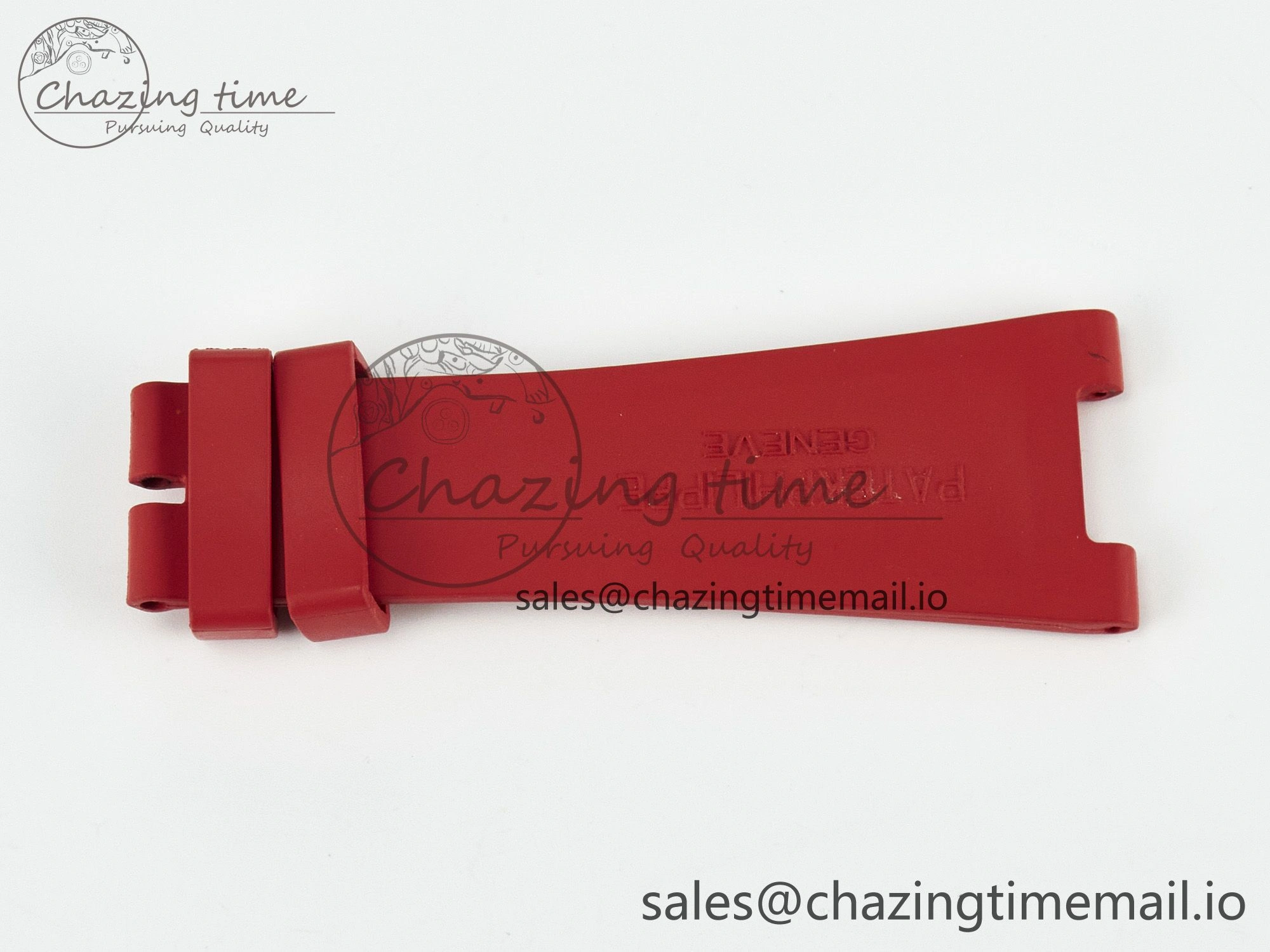 Nautilus 5712 Best Edition Red Rubber Strap (Fits the Gen size) QuickDry 8668