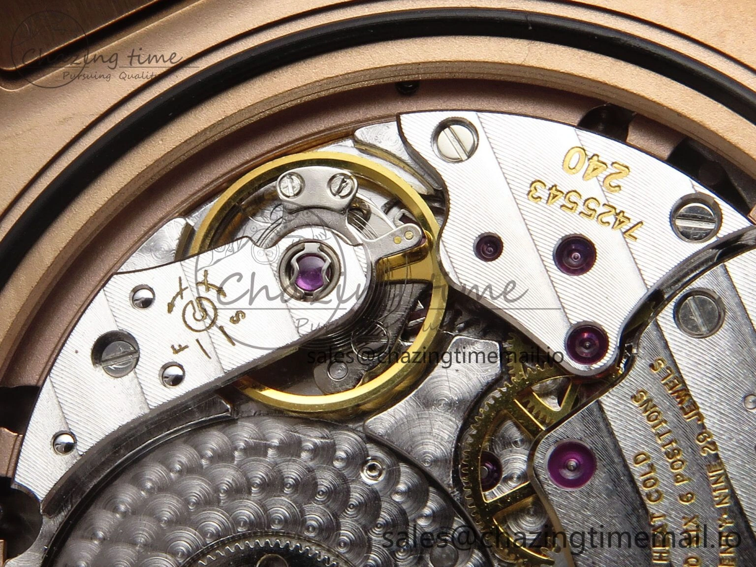 Supportive Nautilus 5712 RG OMEF 1:1 Best Edition Brown Dial on RG Bracelet A240 Super Clone 8666