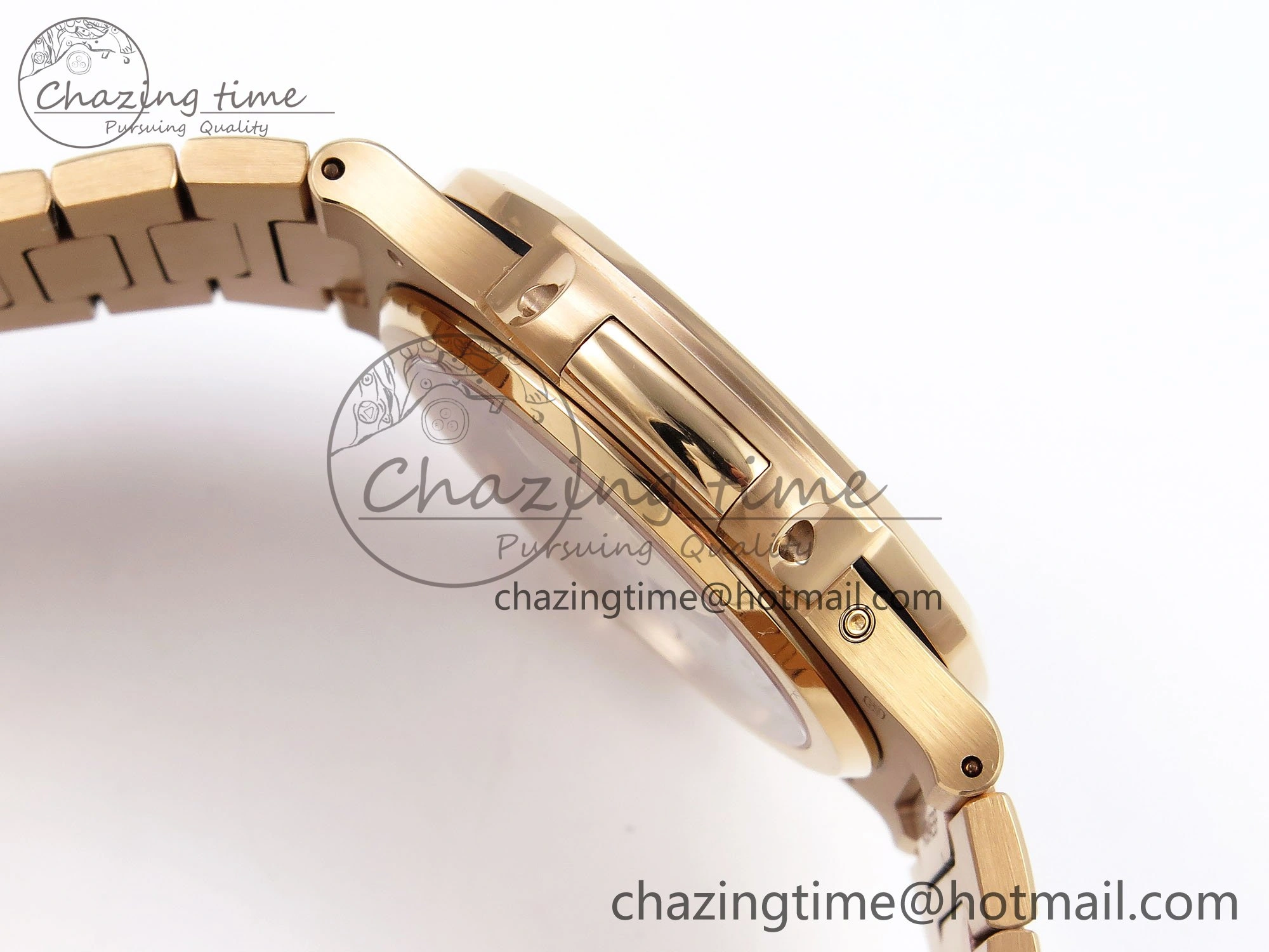Nautilus 5712 RG PPF 1:1 Best Edition Brown Dial on RG Bracelet A240 Super Clone V Minimalist 8761