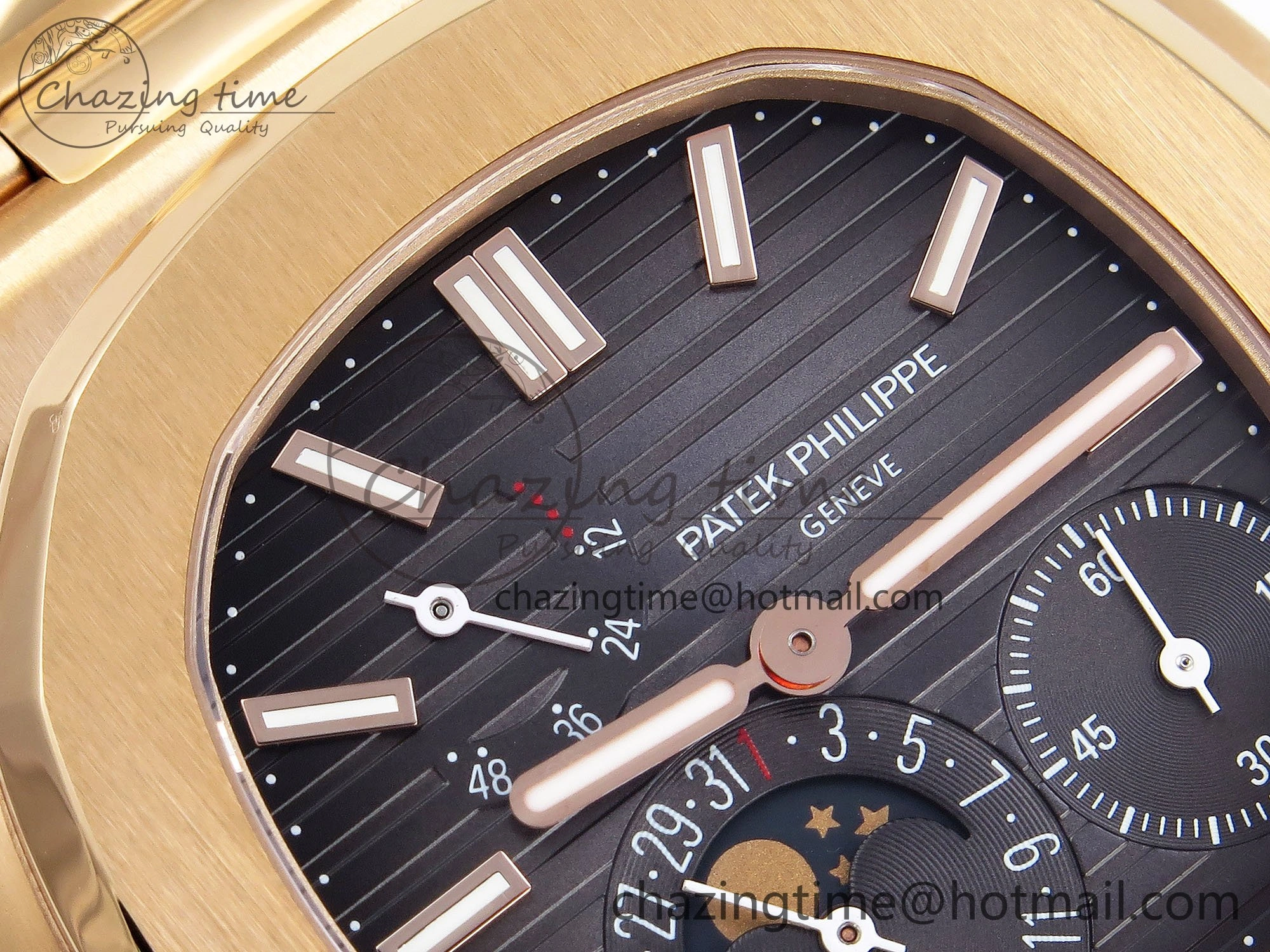 Nautilus 5712 RG PPF 1:1 Best Edition Brown Dial on RG Bracelet A240 Super Clone V Minimalist 8761