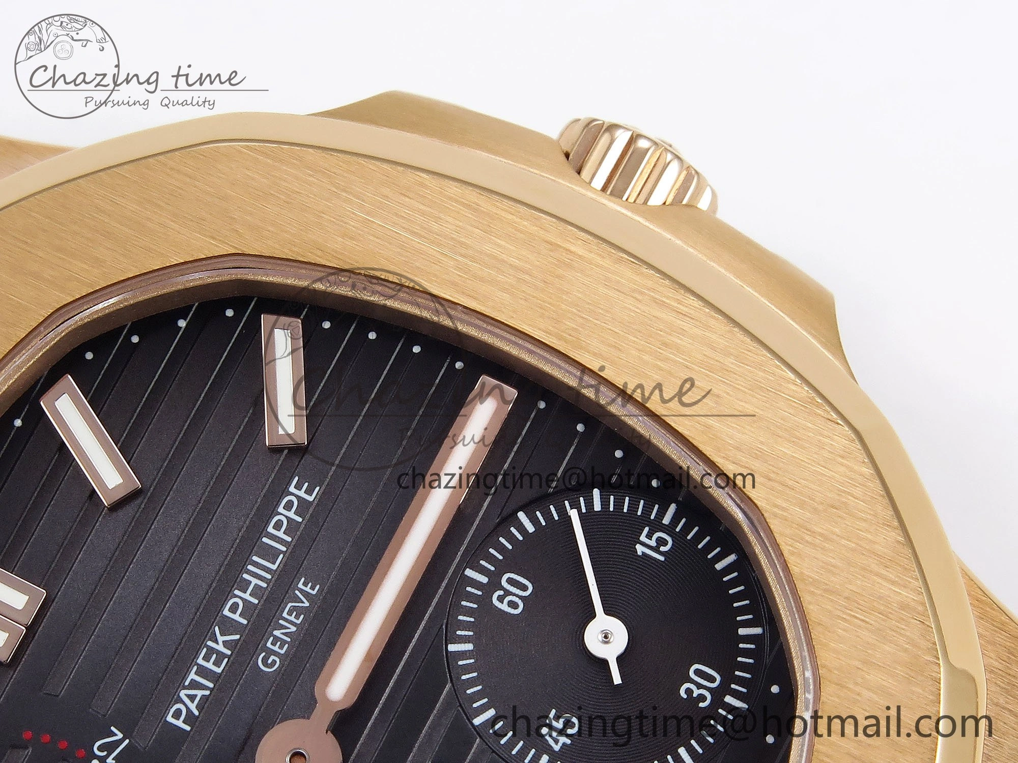 Nautilus 5712 RG PPF 1:1 Best Edition Brown Dial on RG Bracelet A240 Super Clone V Minimalist 8761