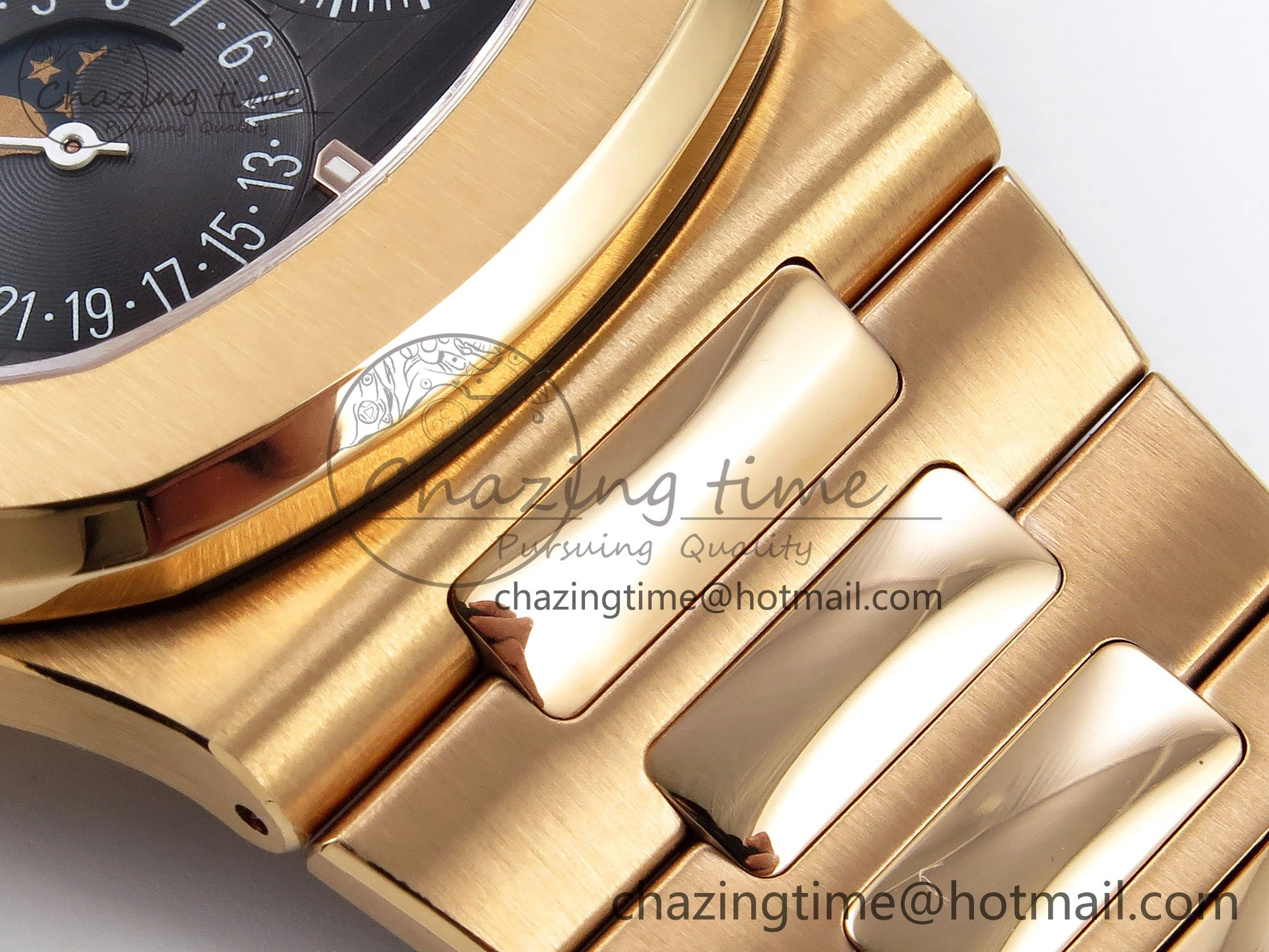 Nautilus 5712 RG PPF 1:1 Best Edition Brown Dial on RG Bracelet A240 Super Clone V Minimalist 8761