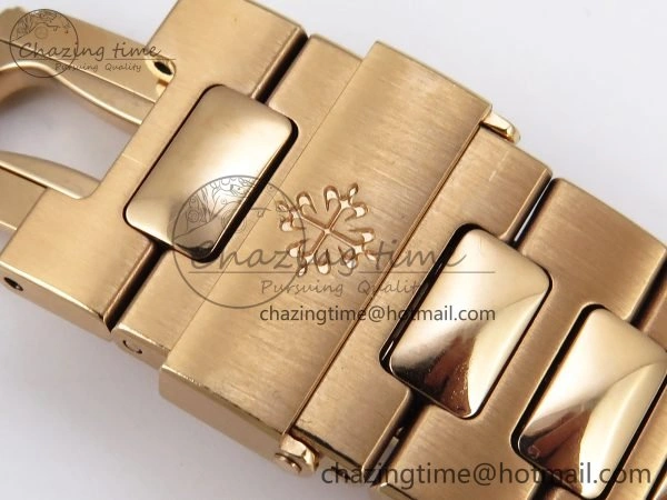 Nautilus 5712 RG PPF 1:1 Best Edition Brown Dial on RG Bracelet A240 Super Clone V Minimalist 8761